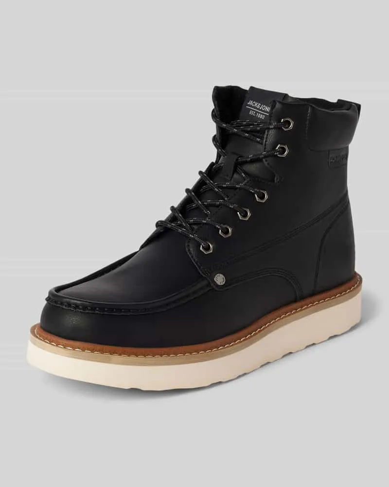 Jack & Jones Schnürboots mit Label-Details Modell 'WARCHWAY 