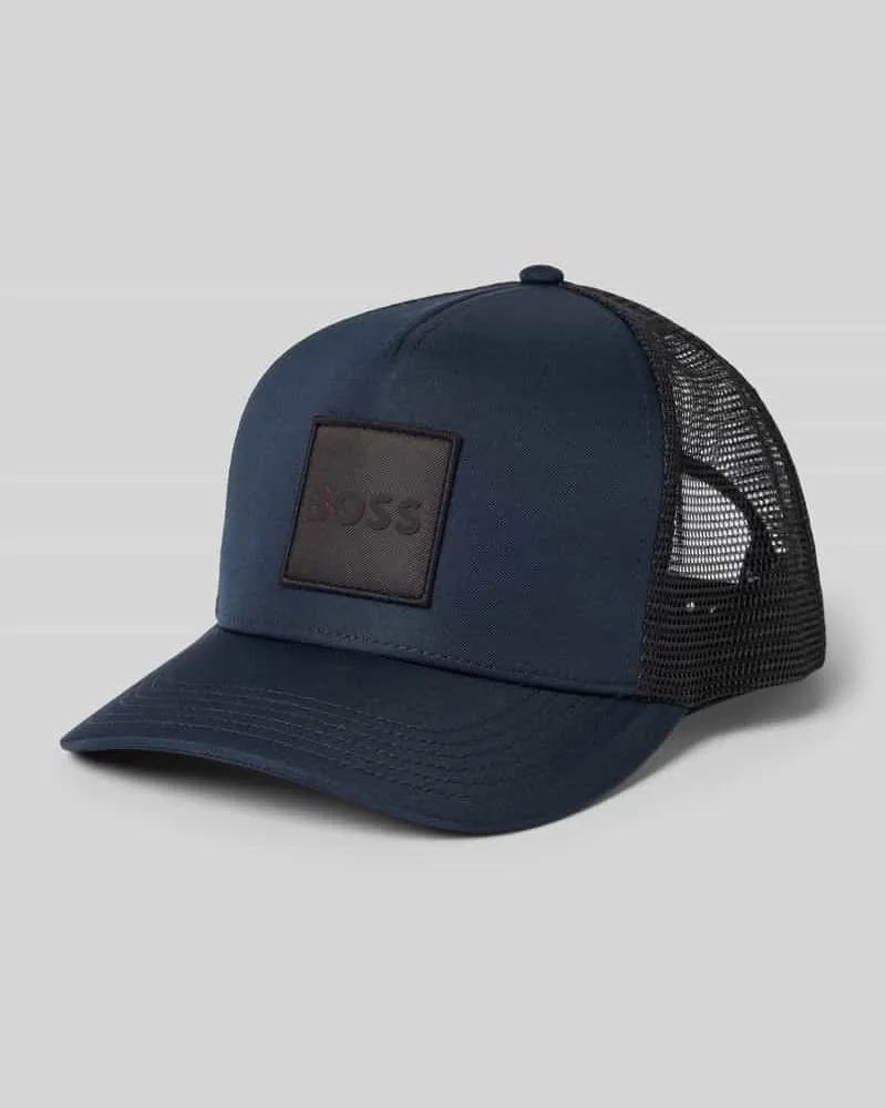 HUGO BOSS Basecap mit Label Patch Modell 'ELLIOT-PL Marine