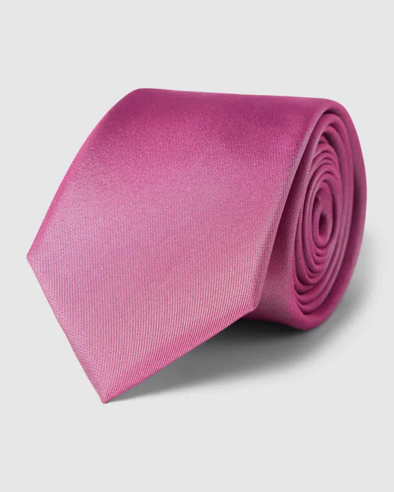 Monti Krawatte aus reiner Seide (6 cm Fuchsia