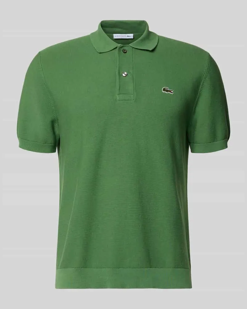 Lacoste Regular Fit Poloshirt aus reiner Baumwolle Oliv