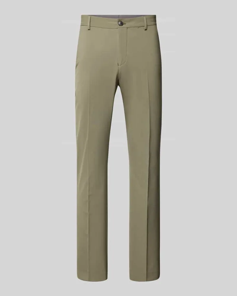 Selected Homme Slim Fit Anzughose mit Viskose-Anteil Modell 'LIAM Gruen