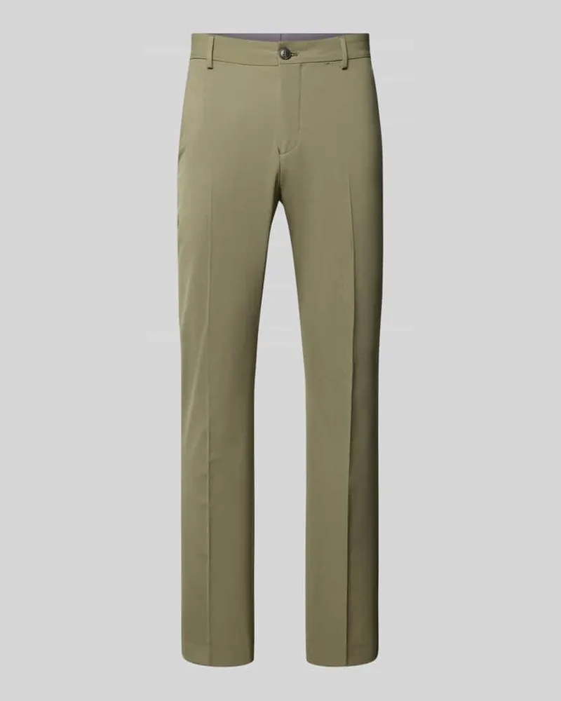 Selected Homme Slim Fit Anzughose mit Viskose-Anteil Modell 'LIAM Gruen