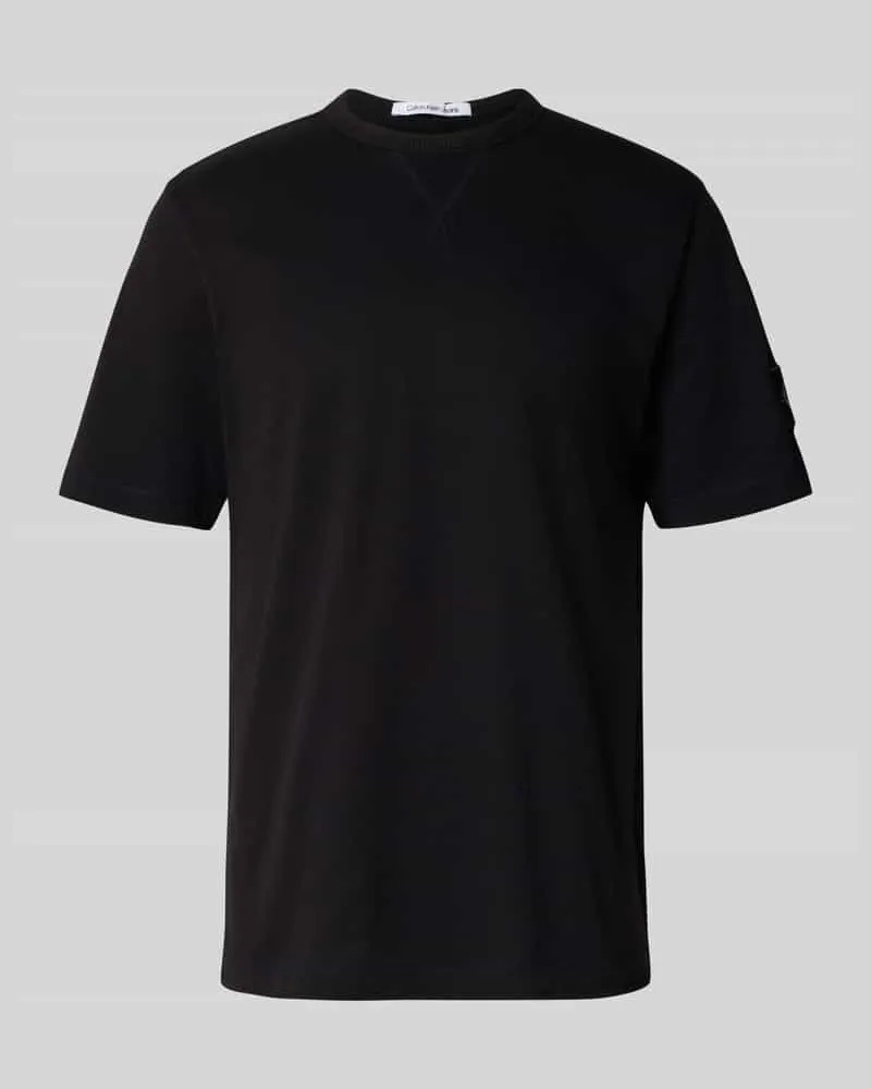 Calvin Klein Regular Fit T-Shirt mit Rundhalsausschnitt Black