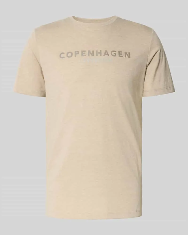 Lindbergh T-Shirt mit Label-Print 