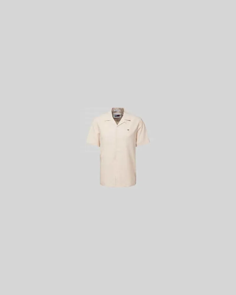 Tommy Hilfiger Regular Fit Freizeithemd mit Label-Stitching