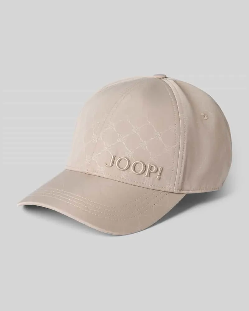 JOOP! Basecap mit Label-Stitching Modell 'Mario Beige