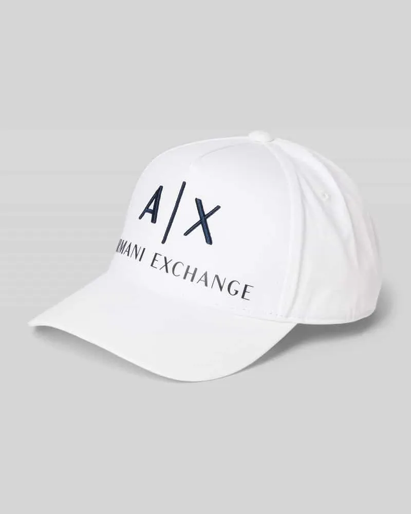 Armani Exchange Basecap mit Label-Detail Weiss