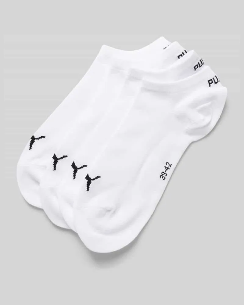 Puma Sneakersocken mit Label-Detail im 4er-Pack 