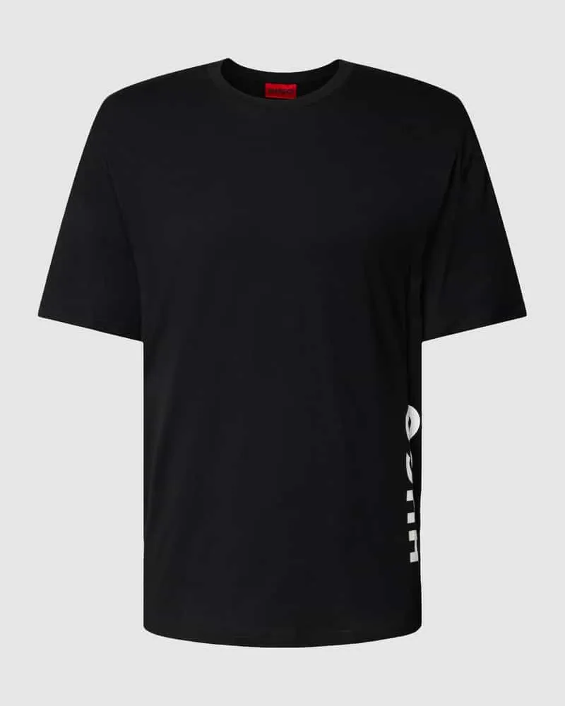 HUGO BOSS Relaxed Fit T-Shirt mit Label-Print 