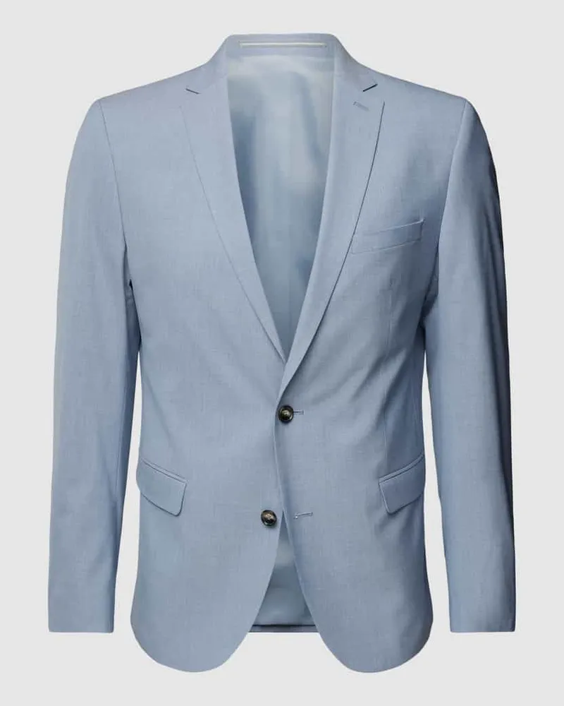 S.Oliver 2-Knopf-Sakko mit Reverskragen Modell 'Opure Marine