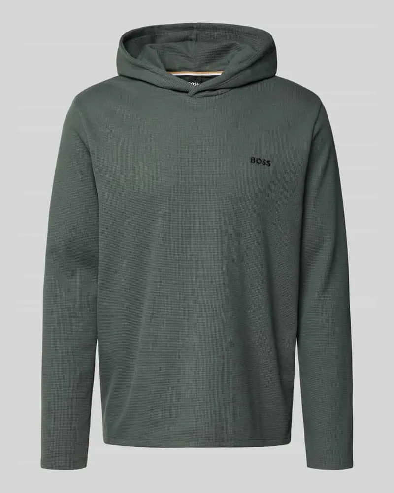 HUGO BOSS Regular Fit Sweatshirt aus Baumwoll-Mix 