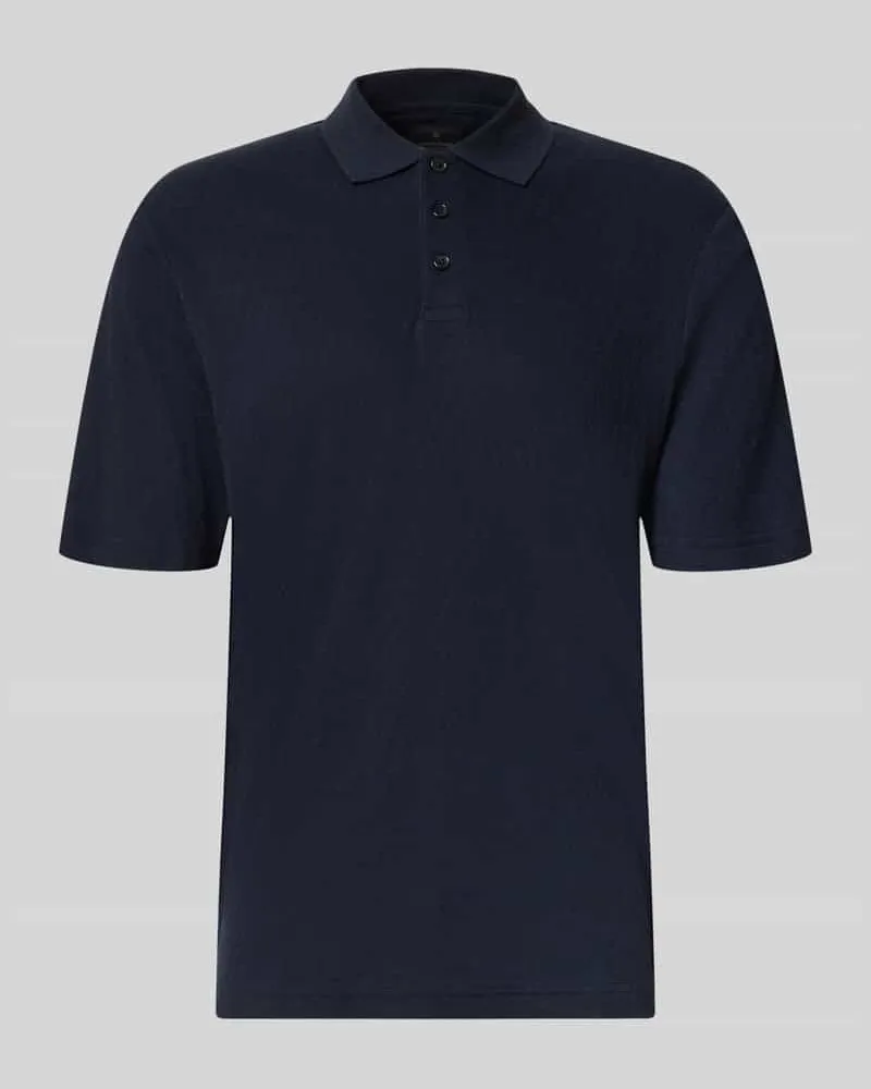 Jack & Jones Regular Fit Poloshirt mit Knopfleiste Marine
