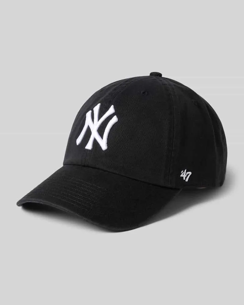 '47 Basecap aus reiner Baumwolle Modell 'NEYYAN Black