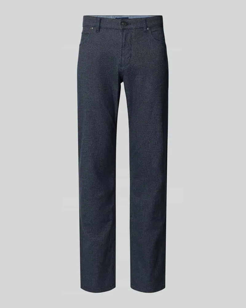 Christian Berg Straight Fit Hose mit Eingrifftaschen Marine