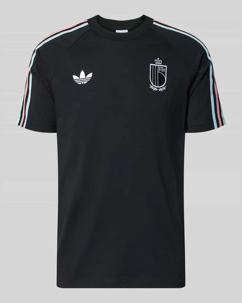 adidas Regular Fit T-Shirt aus Baumwoll-Mix Modell 'RBFA OG Black