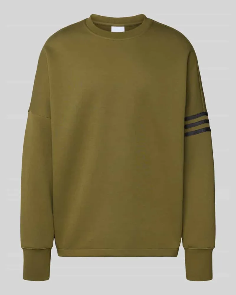 adidas Oversized Sweatshirt mit gerippten Abschlüssen 