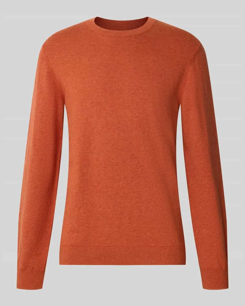 McNeal Strickpullover aus Baumwoll-Kaschmir-Mix mit Rundhalsausschnitt Senf