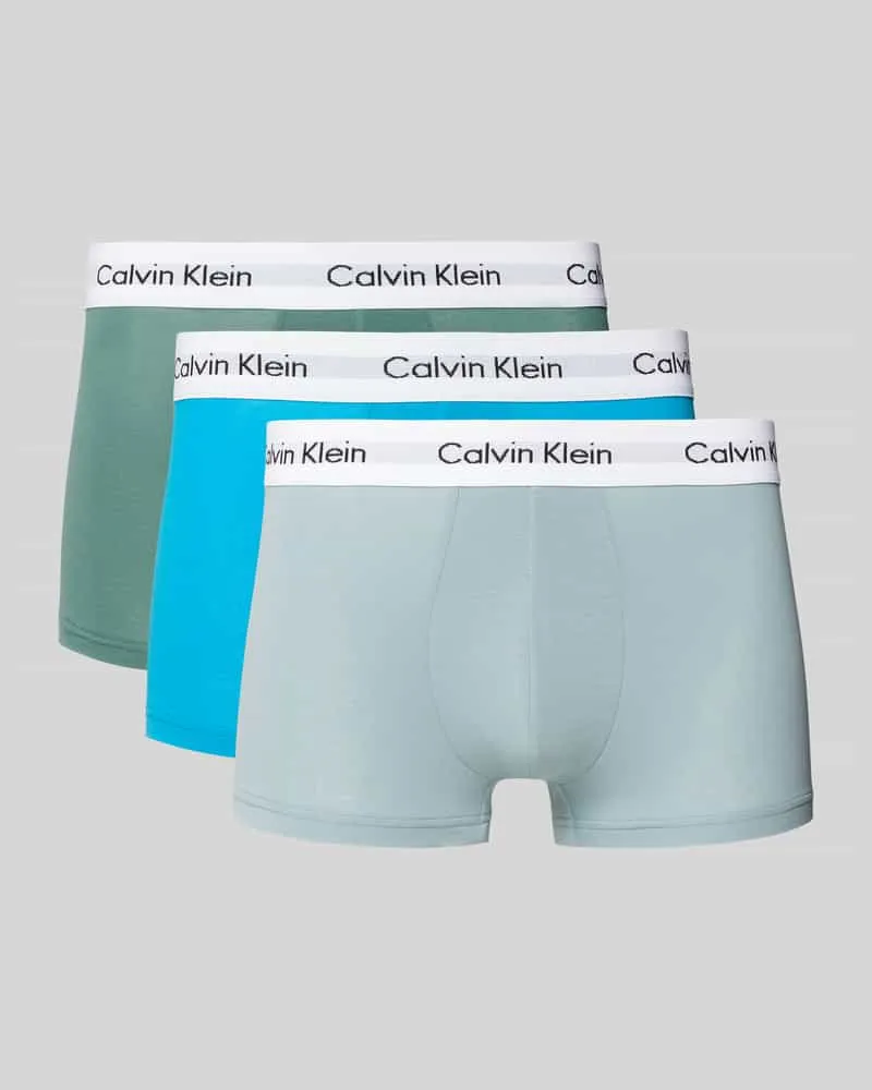 Calvin Klein Trunks mit elastischem Logo-Bund im 3er-Pack 