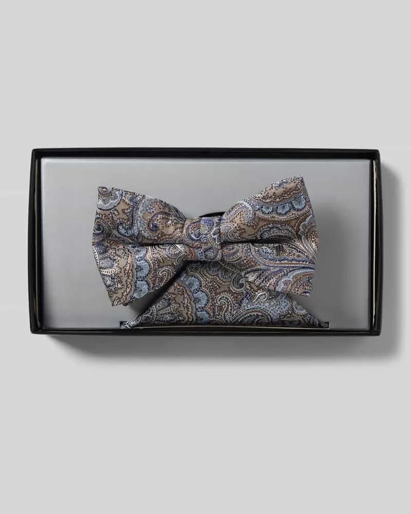 Wilvorst Fliege mit Hakenverschluss Blau