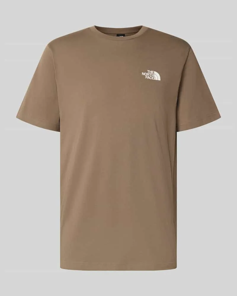 The North Face T-Shirt mit geripptem Rundhalsausschnitt 