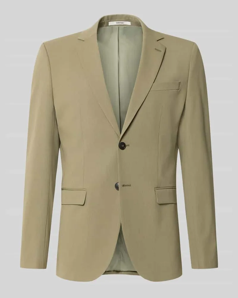 Selected Homme Slim Fit Sakko mit Viskose-Anteil Modell 'LIAM Gruen