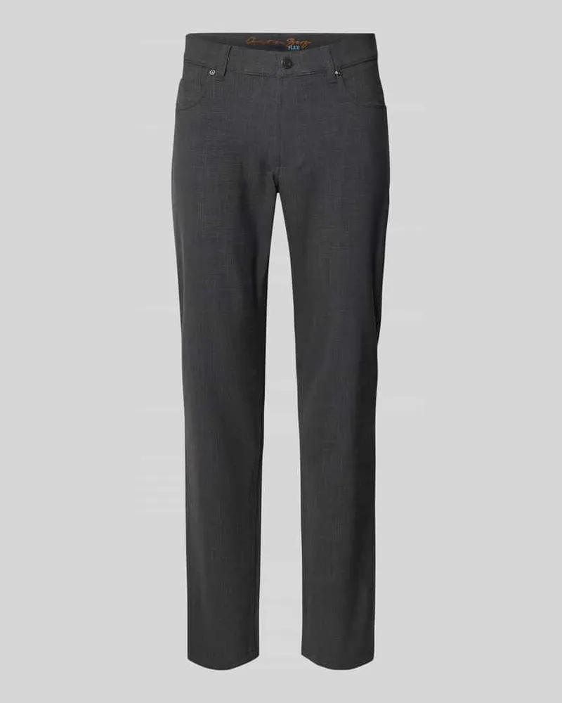 Christian Berg Regular Fit Hose mit Eingrifftaschen Black