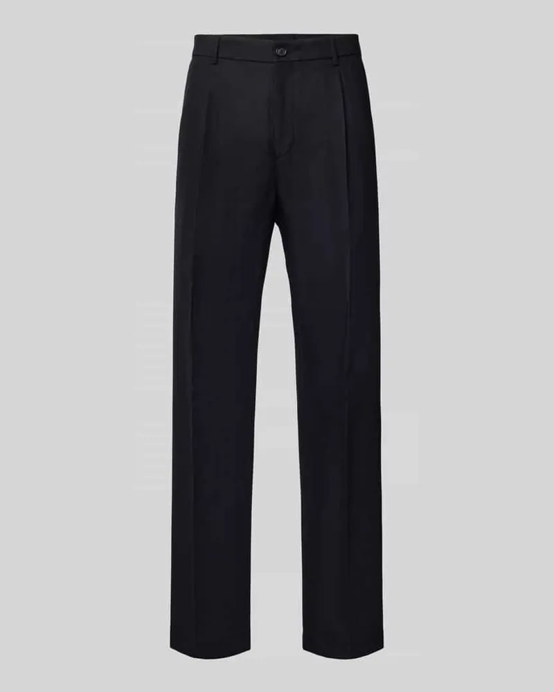 Strellson Regular Fit Anzughose aus reiner Schurwolle Modell 'Tomeo Marine