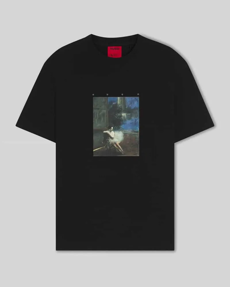 HUGO BOSS Relaxed Fit T-Shirt aus reiner Baumwolle 