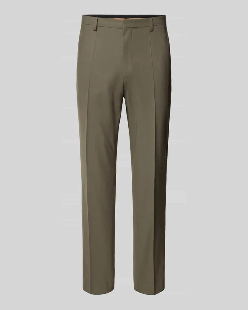 HUGO BOSS Skinny Fit Anzughose aus Woll-Mix Modell 'HESTEN253X 