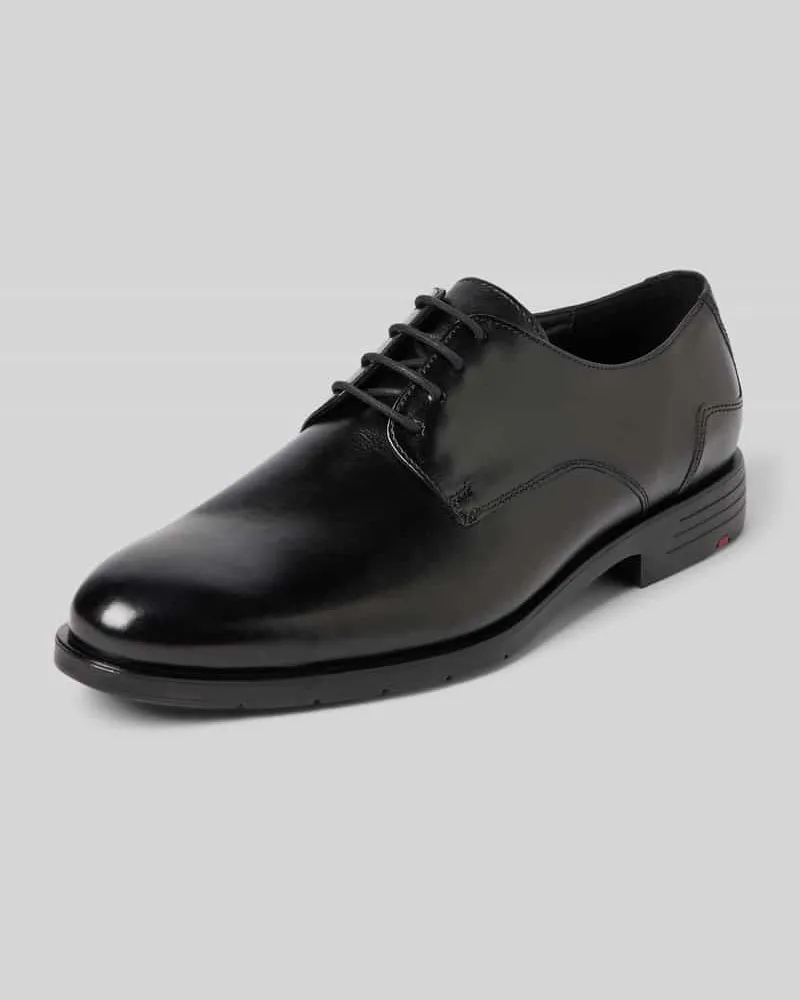 Lloyd Schnürschuhe mit glatter Sohle Modell 'Ezy Black