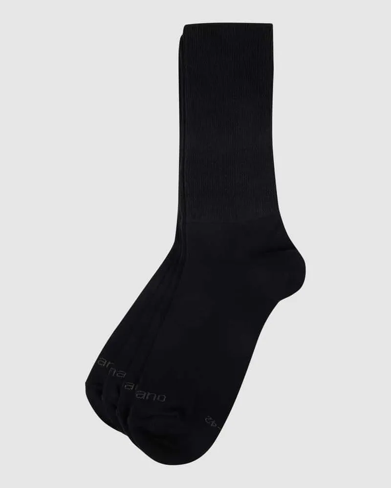 Camano Socken mit Label-Print im 2er-Pack 