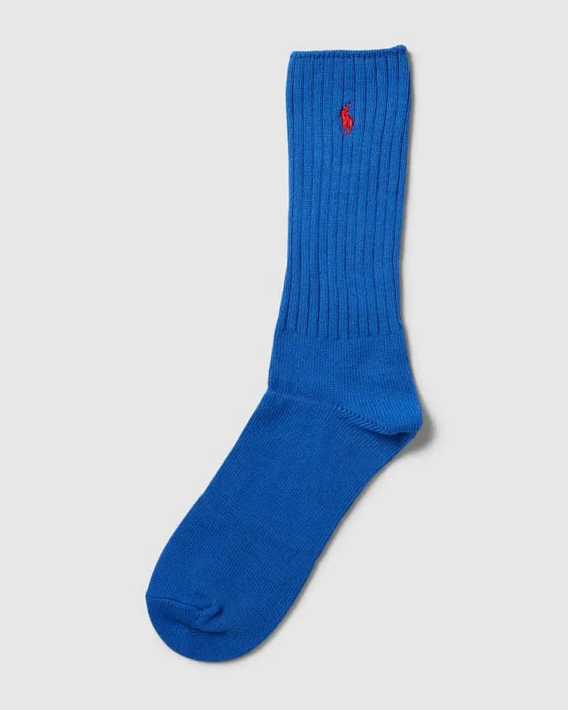 Ralph Lauren Socken mit Label-Stitching Modell 'CREW SOCK Royal