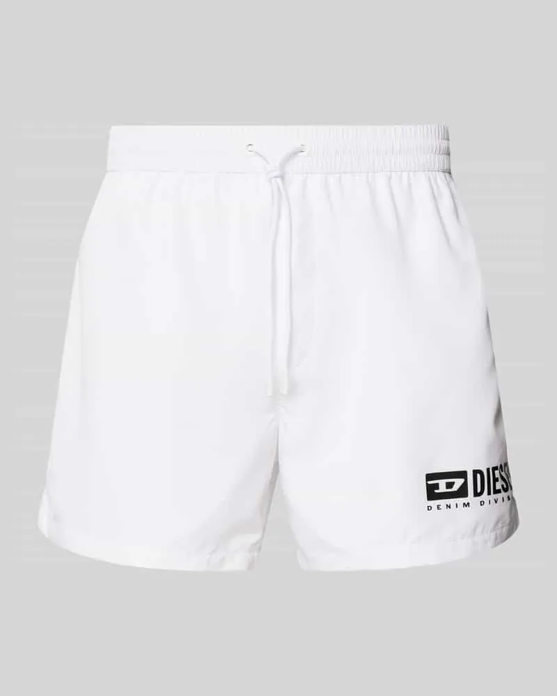 Diesel Badehose mit Label-Print Modell 'KEN 