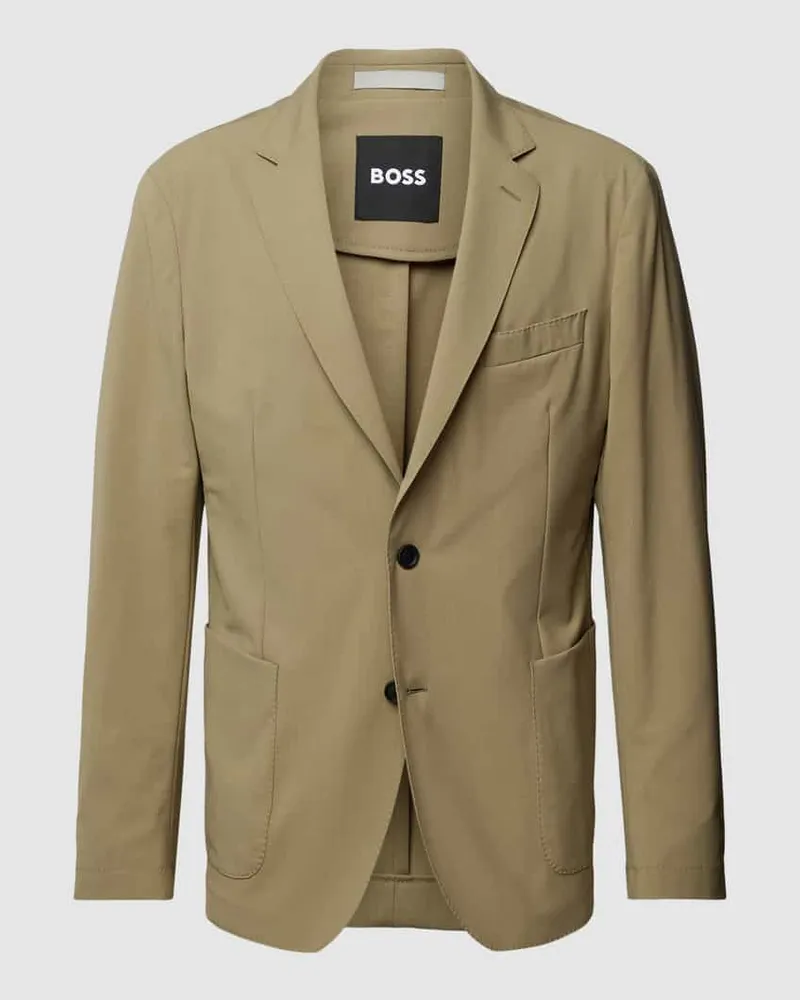 HUGO BOSS 2-Knopf-Sakko mit Reverskragen Modell 'Hanry Schilf