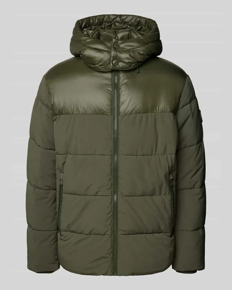 JOOP! Steppjacke mit Stehkragen Oliv