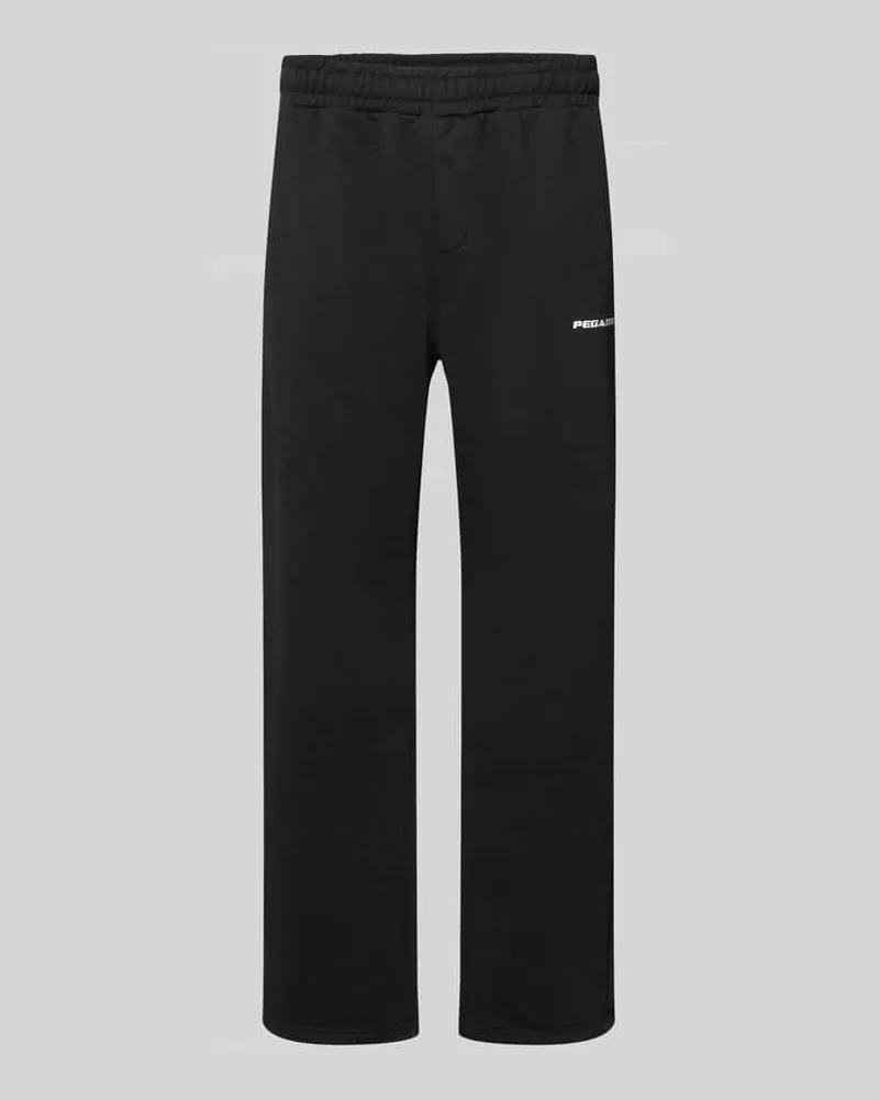PEGADOR Sweathose mit elastischem Bund Black
