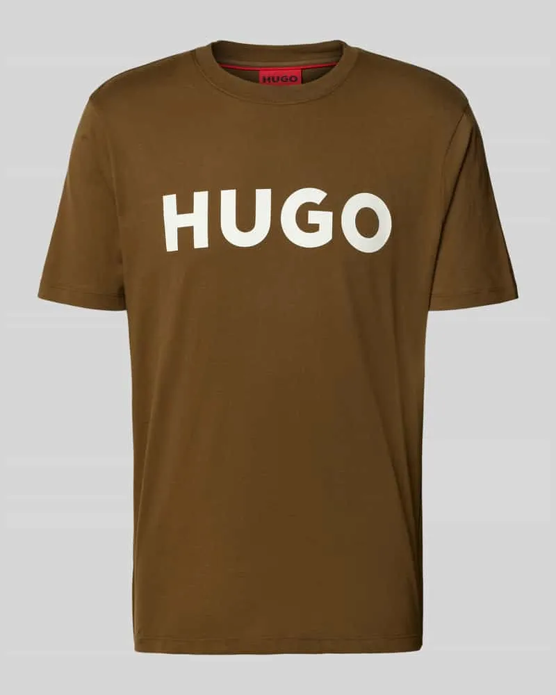 HUGO BOSS Regular Fit T-Shirt aus reiner Baumwolle Modell 'DULIVIO 