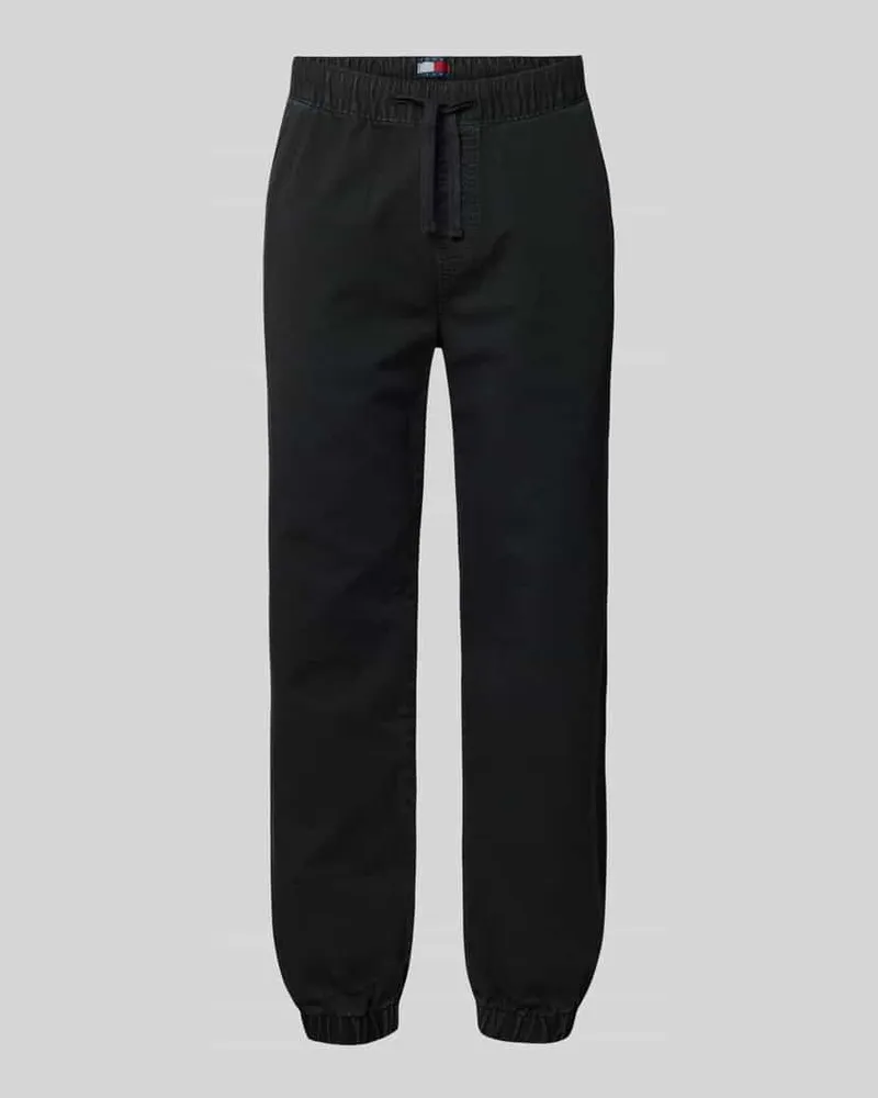 Tommy Hilfiger Straight Fit Jeans aus reiner Baumwolle Black