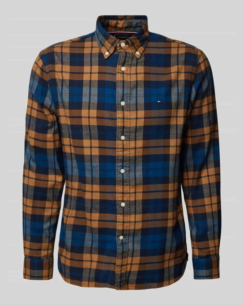Tommy Hilfiger Freizeithemd mit Button-Down-Kragen 