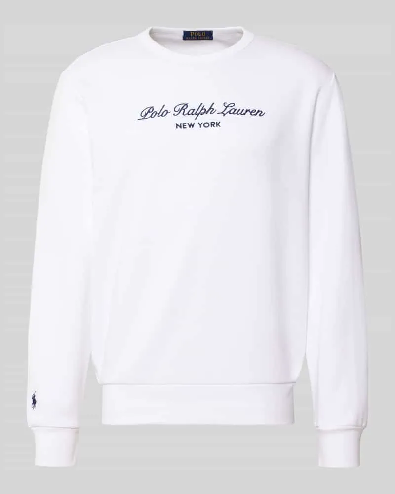 Ralph Lauren Regular Fit Sweatshirt aus Baumwoll-Mix Weiss