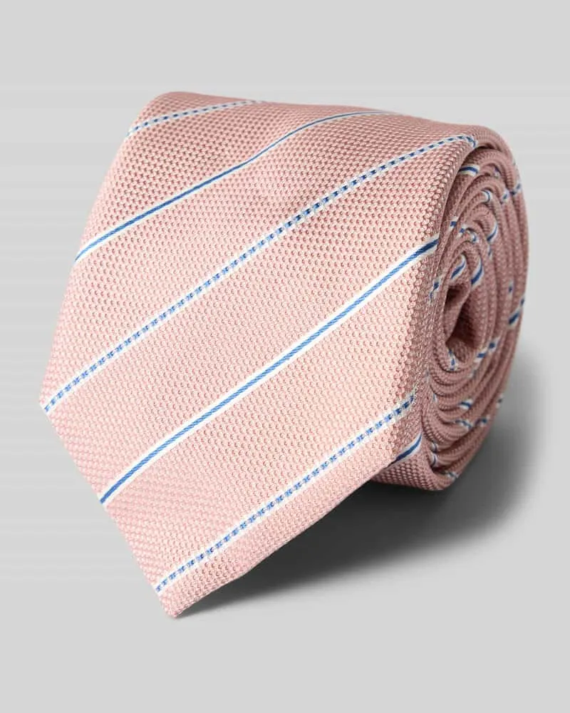 HUGO BOSS Seidenkrawatte mit Strukturmuster 