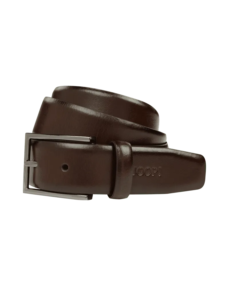 JOOP! Ledergürtel mit Label-Prägung 