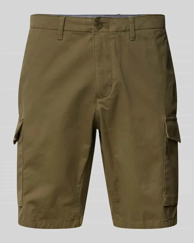 Tommy Hilfiger Regular Fit Cargoshorts mit Gürtelschlaufen 