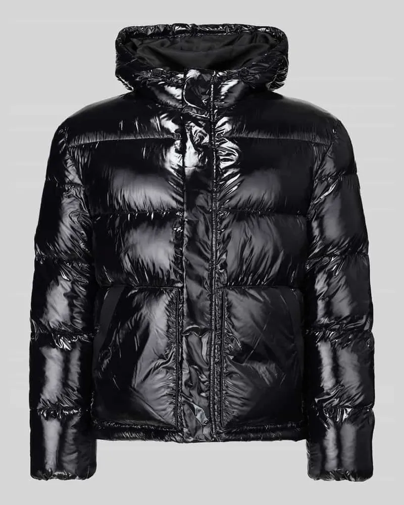 HUGO BOSS Pufferjacke mit Kapuze Modell 'Baros2641 Black