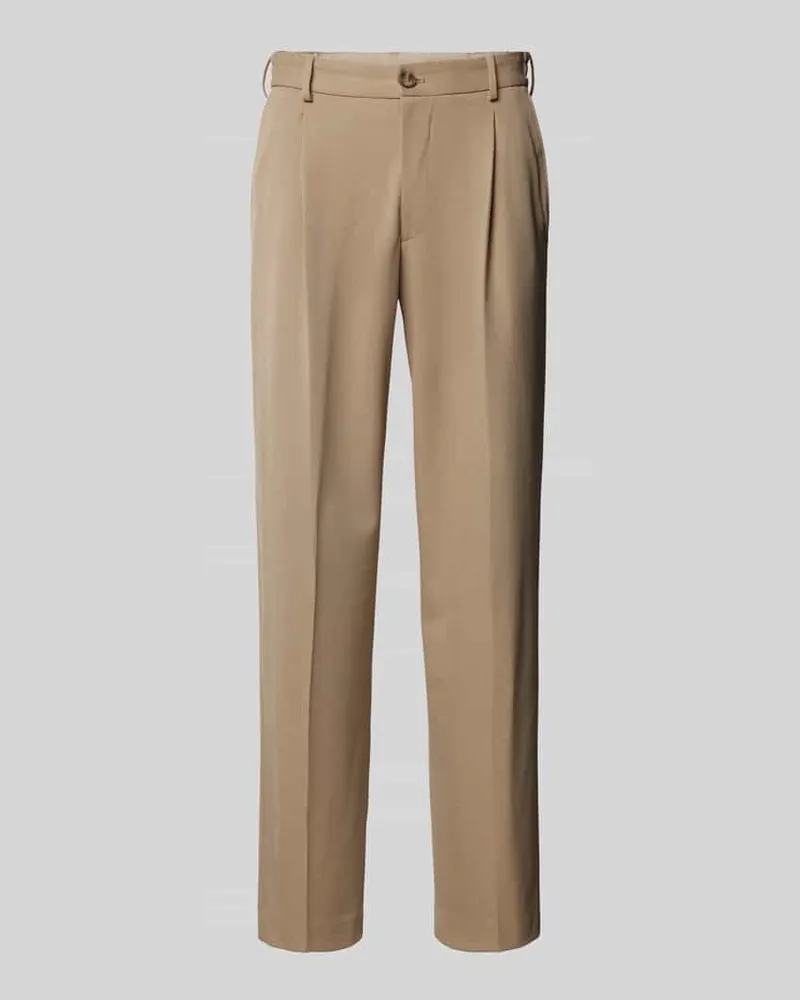 Selected Homme Loose Fit Bundfaltenhose mit Gürtelschlaufen Modell 'FINN 