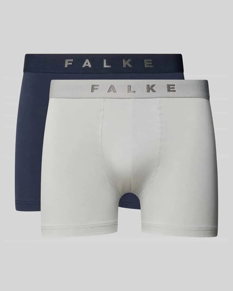 Falke Trunks im 2er-Pack aus Baumwoll-Mix Black