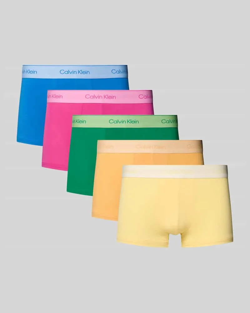 Calvin Klein Trunks im 5er-Pack mit elastischem Logo-Bund Pink