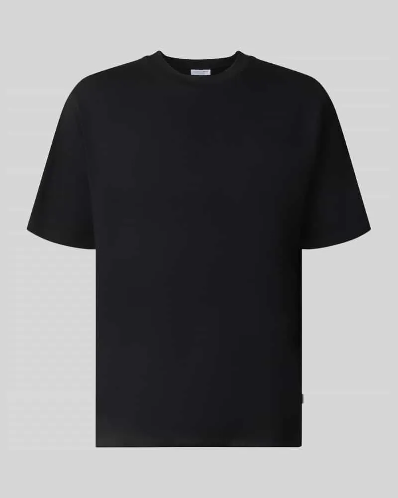 Lindbergh Oversized T-Shirt aus reiner Baumwolle Black