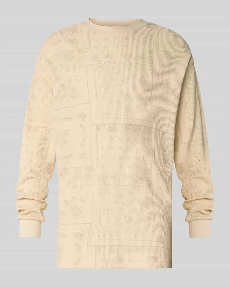 Karl Kani Longsleeve mit Label-Stitching 