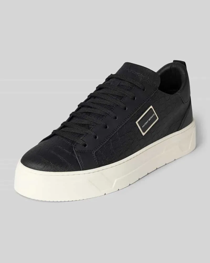 Antony Morato Sneaker mit Schnürverschluss Black